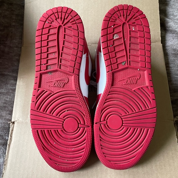 Jordan 1 Low Gym Red White - Picture 4 of 7